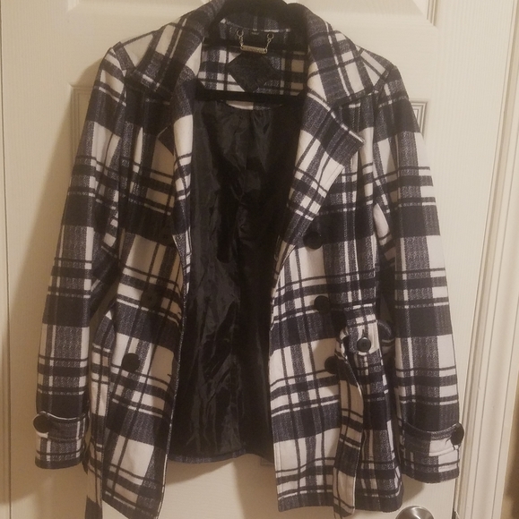 Jou Jou Dark Blue and White Jacket - Picture 2 of 7